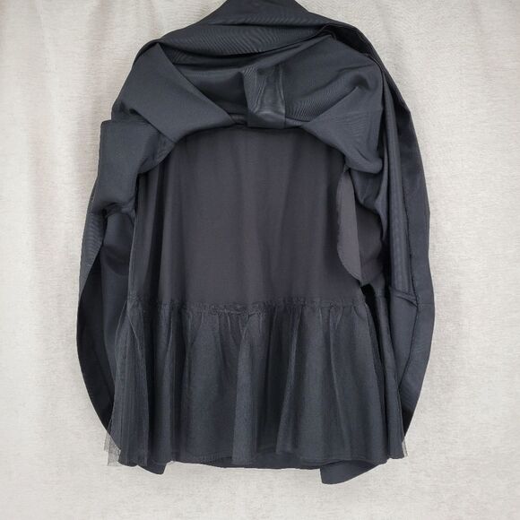 Eliza J Black Faille Midi Pleated Circle Skirt Pockets Women's Plus Size 14 - Picture 3 of 11